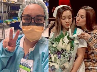 Bận rộn với công việc y tá ở Mỹ, con gái Phi Nhung vẫn dành tặng mẹ điều đặc biệt trong ngày sinh nhật