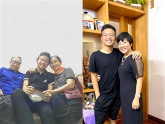 Bố mẹ Công Lý cùng nhau đến tận nhà mừng sinh nhật con trai MC Thảo Vân