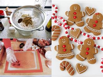 Cách làm bánh quy gừng cực đơn giản cho ngày lễ giáng sinh