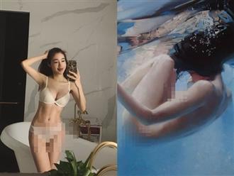 Chán khoe dáng với nội y, Elly Trần tiếp tục ‘chơi lớn’ khi đăng ảnh khỏa thân dưới nước
