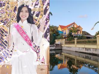 Hé lộ cơ ngơi hoành tráng của gia đình Tân Hoa hậu Việt Nam 2020 ở quê nhà