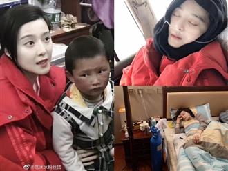 Hình ảnh Phạm Băng Băng liên tục đổ bệnh, thở oxy khi đi từ thiện ở Tây Tạng khiến fan lo lắng