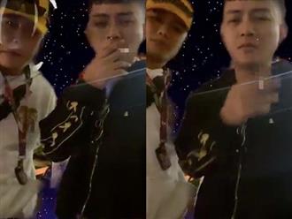 Hiếm hoi lộ diện, Hoài Lâm gây tranh cãi khi phì phèo thuốc lá, nhả khói phản cảm trên sóng livestream