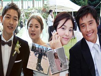 Khi Song Hye Kyo đau đầu vì bị đồn ly hôn, tình cũ khoe ảnh hạnh phúc bên mỹ nhân "Vườn sao băng" và con nhỏ