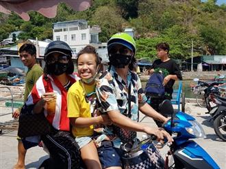 Khoe ảnh du lịch cùng gia đình, danh hài Việt Hương bất ngờ bị dân mạng bắt lỗi vi phạm luật giao thông