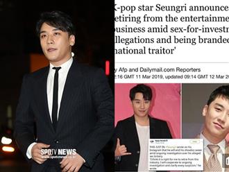 Không chỉ châu Á, New York Times, CNN và truyền thông quốc tế "đứng ngồi không yên" vì scandal rúng động của Seungri