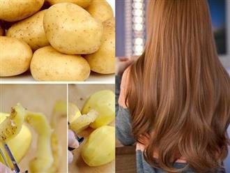 Nhuộm tóc vàng, lên màu tự nhiên bằng hoa cúc và khoai tây