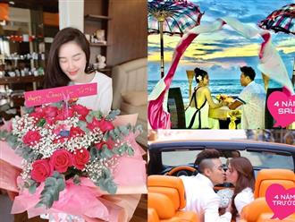 Sao Việt nô nức khoe quà 8/3: Bảo Thy được tặng hoa hồng, vợ chồng Kha Ly rủ nhau hẹn hò lãng mạn tại Bali