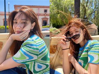 'Mỹ nữ chân dài' - Sooyoung (SNSD) khoe ảnh đi chơi bằng xe mui trần, đón chào mùa hè sắp đến