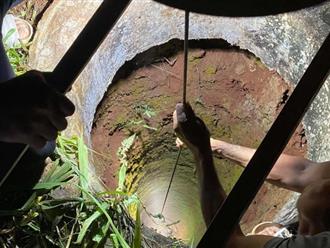 Nỗ lực gần 4 tiếng để giải cứu cô gái rơi xuống giếng sâu 18m ở Đắk Lắk