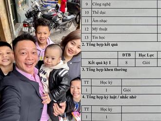 BTV Quang Minh khoe thành tích học tập 'khủng' của con trai, ai xem cũng trầm trồ