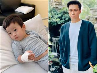 Việt Anh sợ hãi nửa đêm ôm con chạy 3 bệnh viện, tiết lộ tình trạng sức khỏe của con trai