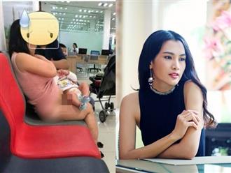 Hà Anh, Anh Thư phản đối hành động vén váy kém ý tứ khi cho con bú ở nơi công cộng