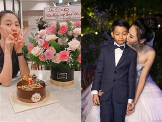 Hạnh phúc như Đàm Thu Trang, được con trai riêng của chồng tặng quà 20/10 kèm lời chúc siêu ngọt ngào