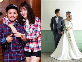 Hari Won gửi lời chúc mừng đến tình cũ Tiến Đạt sau đám cưới: 'Hạnh phúc mãi nha anh'