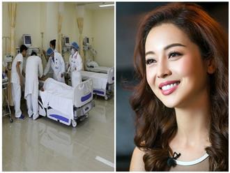 Hoa hậu Jennifer Phạm bất ngờ ngất xỉu khi đang làm MC, đầu đập xuống sân khấu chấn thương, phải nhập viện