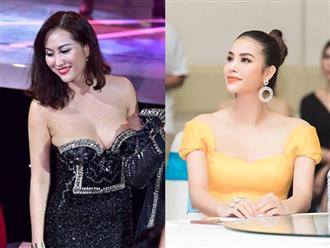 Khoe ngực ngoại cỡ tại sự kiện, Phi Thanh Vân vẫn bị ‘đè bẹp’ hoàn toàn khi ngồi cạnh Hoa hậu Phạm Hương