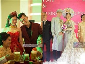 Đám cưới Lâm Khánh Chi tại nhà trai: Lóa mắt vì cô dâu - chú rể thay đồ 'xoành xoạch'