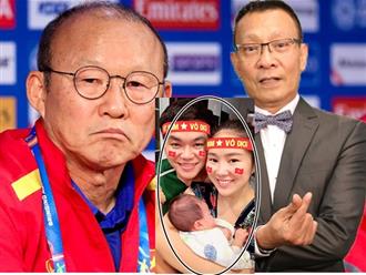 Muôn kiểu ăn mừng của sao: MC Lại Văn Sâm 'tỏ tình' với Park Hang Seo, Lê Phương ôm chồng con mừng chiến thắng