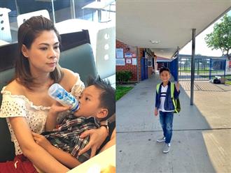 Ngày đầu đi học, con trai Thanh Thảo bị cô giáo không cho vào lớp vì lý do khó tin