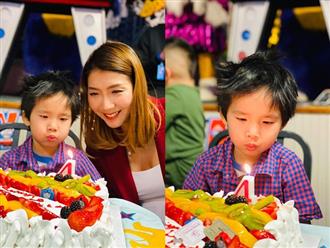 Hậu ly hôn, Ngọc Quyên tổ chức sinh nhật ấm áp cho con trai tại Mỹ, chồng cũ vắng mặt