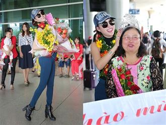 Vừa đáp xuống sân bay, tân Hoa hậu Doanh nhân Phi Thanh Vân gây choáng váng với hành động 'bá đạo' này