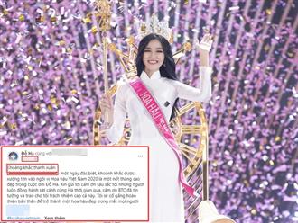 Viết tâm thư sau đăng quang, Tân Hoa hậu Việt Nam 2020 - Đỗ Thị Hà bị bắt lỗi vì điểm này