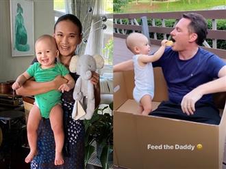Vợ đại gia của chồng cũ Hồng Nhung khoe ảnh con trai tròn 9 tháng tuổi, tiết lộ tên và thông tin thú vị về cậu nhóc