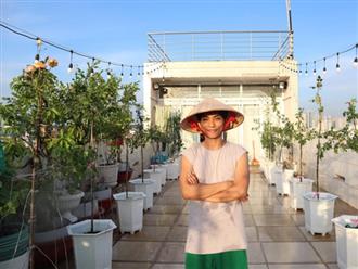 Vườn hồng trên sân thượng hơn 100 triệu đồng của chồng Khánh Thi