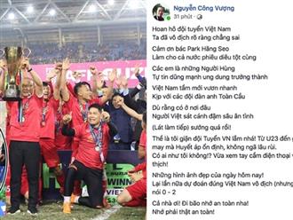 Vượng râu ứng khẩu thành thơ, Hoàng Bách thấy Tết sớm khi Việt Nam vô địch AFF Cup