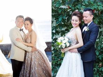 Sau nhiều năm chung sống, Vy Oanh bất ngờ tung ảnh cưới đẹp như cổ tích với chồng đại gia hơn 15 tuổi