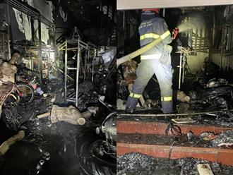 Cháy nhà 4 tầng ở Hà Nội lúc rạng sáng, 5 người trèo qua ban công hàng xóm thoát hiểm