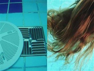 Vướng tóc vào cống ở bể bơi, bé gái đuối nước dưới dáy bể, gia đình hoảng hốt kêu cứu