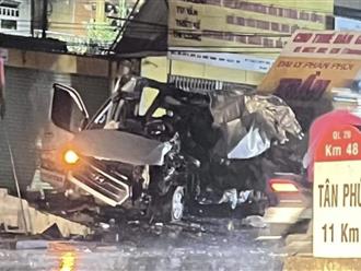 Xác định nguyên nhân vụ tai nạn khiến 4 người tử vong: Tài xế xe khách vượt ẩu, va chạm mạnh với ô tô 