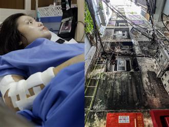 Người phụ nữ 'đặt cược tính mạng', ôm con trai nhảy thoát thân từ tầng 9 chung cư mini bị cháy: Sức khoẻ dần hồi phục, vẫn chưa được đoàn tụ với con
