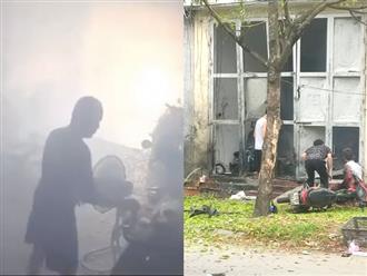 Xôn xao đoạn clip chồng gọi 'vợ ơi' trong vô vọng giữa đống đổ nát của vụ nổ bình gas ở Quảng Ninh