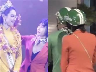 Netizen bắt cận khoảnh khắc mẹ ruột Thùy Tiên lủi thủi gọi xe ôm ra về một mình sau tiệc đón con gái