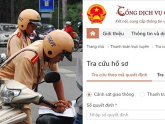 Từ 1/3, người dân vi phạm giao thông ở Hà Nội có thể ngồi nhà nộp phạt: CSGT hướng dẫn chi tiết 9 bước 