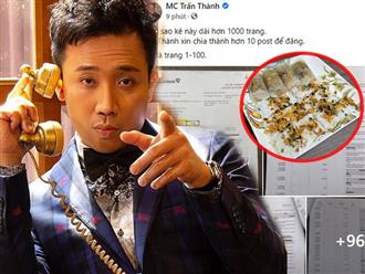 Chỉ một hành động nhỏ, Trấn Thành lại tiếp tục hứng trọn rổ 'gạch đá' từ netizen: Chụp sao kê bằng điện thoại 'cổ lỗ sĩ'
