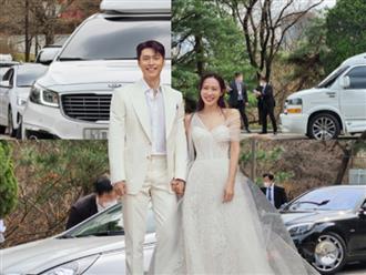 'Đám cưới thế kỷ' của Huyn Bin và Son Ye Jin tổ chức riêng tư, hình ảnh 'tuyệt mật' nhưng vẫn đông nghịt khách, bãi đậu xe chật kín chỗ