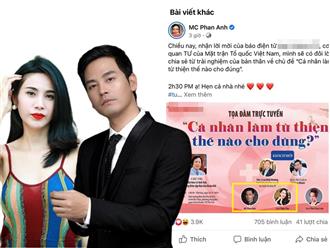 Xôn xao thông tin Thủy Tiên và Phan Anh cùng xuất hiện trong 1 buổi toạ đàm trực tuyến về từ thiện, CĐM 'đỏ mắt' tìm kiếm 'tung tích' bà xã Công Vinh