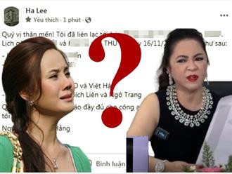 Sau chuyến 'thăm nom' bất thành ở Tịnh thất Bồng Lai, bà Phương Hằng ấn định lịch hẹn với 6 cái tên, Vy Oanh cũng chiếm một 'suất'