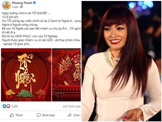 Showbiz Việt gặp hạn 'trăm năm có một', Phương Thanh phát ngôn gây sốc: 'Xin Tổ xuống tay chấn chỉnh lại danh từ Nghệ sĩ'
