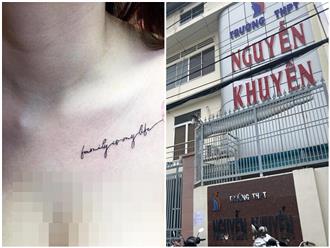 Vụ nữ sinh lớp 11 ở Đồng Nai xăm hình lên ngực rồi đăng Facebook: Nhà trường nói gì?