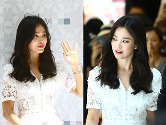 Nhan sắc của Song Hye Kyo gây tranh cãi với những tấm hình trước và sau chỉnh sửa