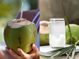Bật mí lợi ích đặc biệt khi uống nước dừa vào buổi sáng