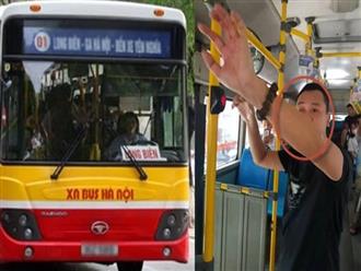 Bắt kẻ biến thái 'tự xử' cạnh nữ sinh cấp 2 trên xe buýt ở Hà Nội