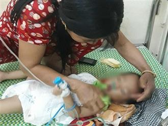 Bé trai 19 tháng tuổi ở Vĩnh Phúc hôn mê sau 2 tiếng bị bố mẹ để quên trên ô tô