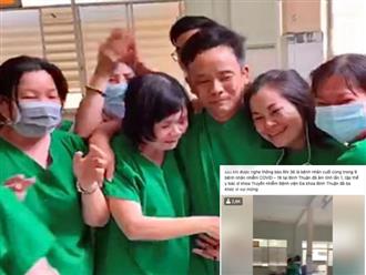 Clip khiến triệu trái tim xúc động: Y bác sĩ ở Bình Thuận ôm nhau khóc khi bệnh nhân nhiễm Covid-19 cuối cùng xét nghiệm âm tính