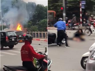 Vụ Mercedes tông liên hoàn rồi bốc cháy khiến 1 người tử vong ở Hà Nội: Hé lộ danh tính nữ tài xế